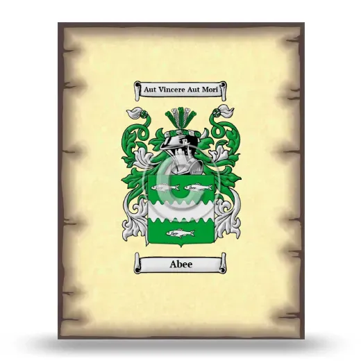 Abee Coat of Arms Print