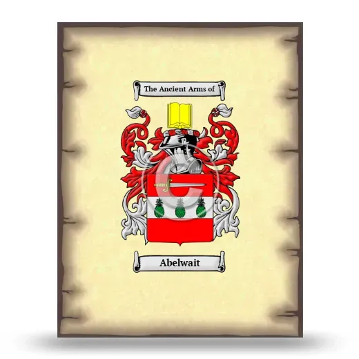 Abelwait Coat of Arms Print