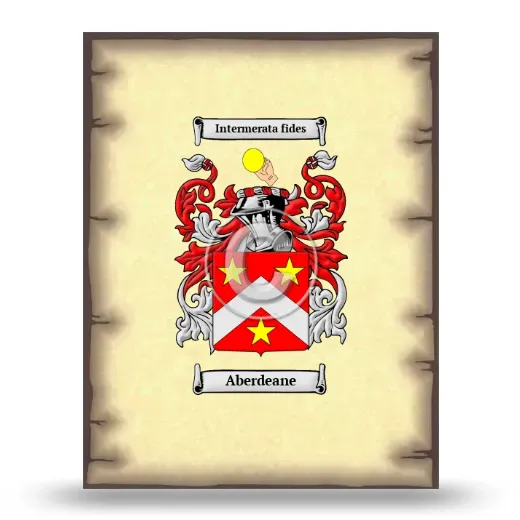 Aberdeane Coat of Arms Print