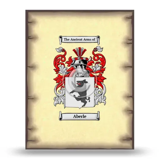 Aberle Coat of Arms Print