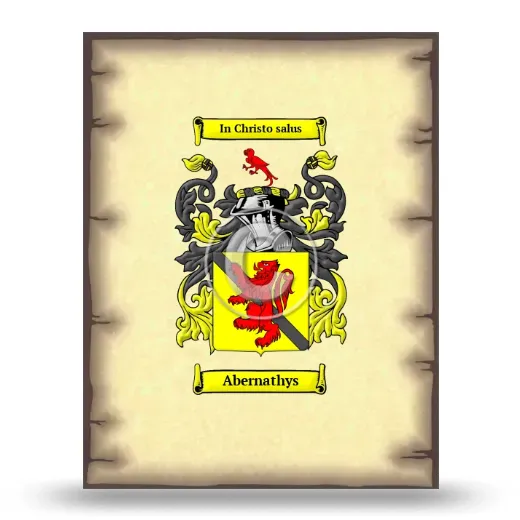 Abernathys Coat of Arms Print