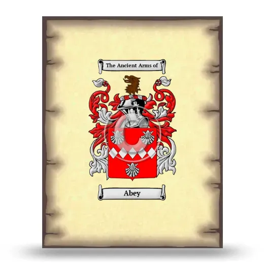 Abey Coat of Arms Print
