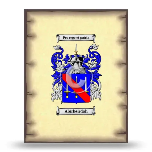 Abirkeirdoh Coat of Arms Print