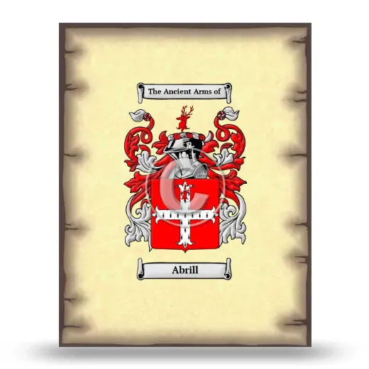 Abrill Coat of Arms Print