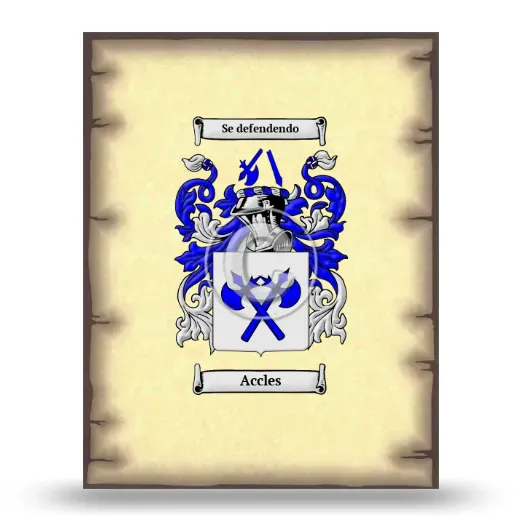 Accles Coat of Arms Print