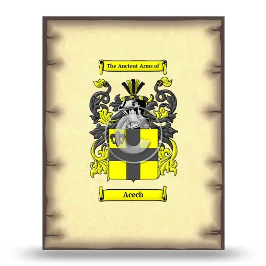 Acech Coat of Arms Print