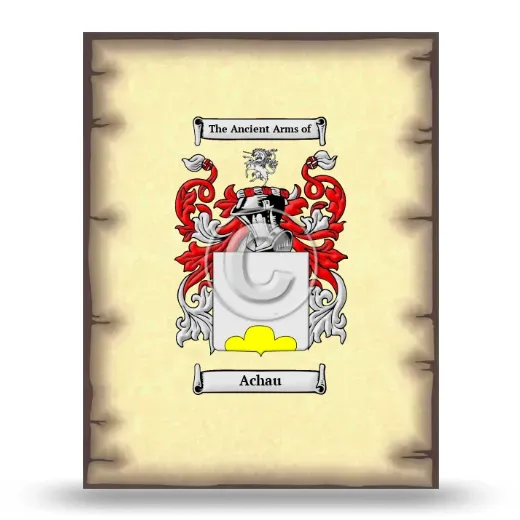 Achau Coat of Arms Print