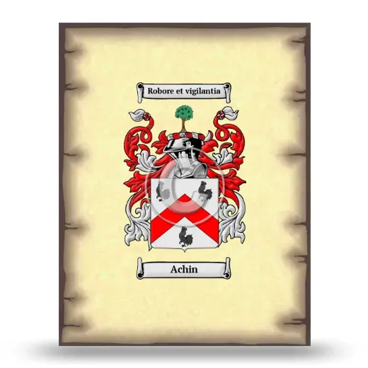 Achin Coat of Arms Print