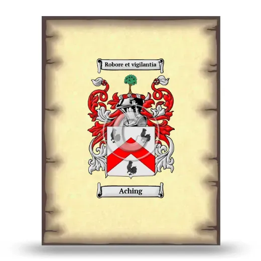 Aching Coat of Arms Print