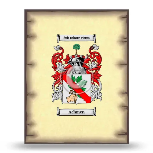 Achmen Coat of Arms Print