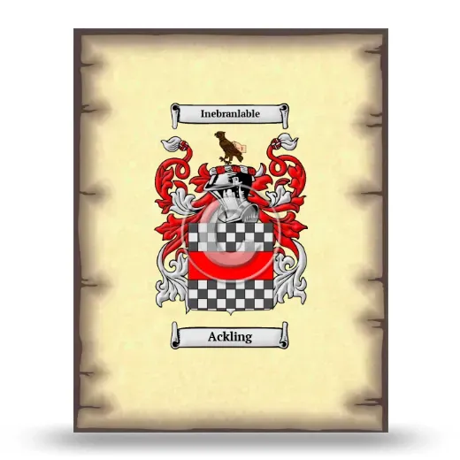 Ackling Coat of Arms Print