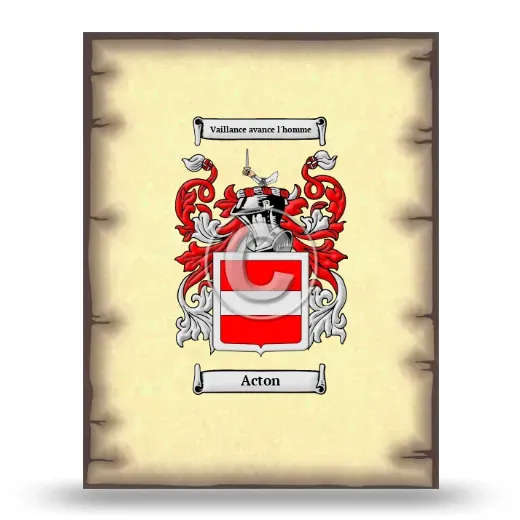 Acton Coat of Arms Print