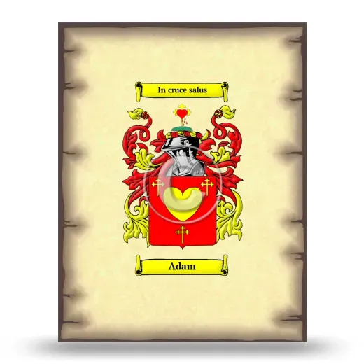 Adam Coat of Arms Print