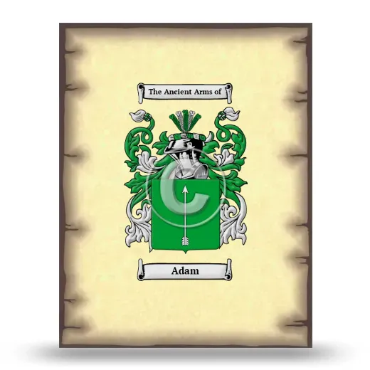 Adam Coat of Arms Print