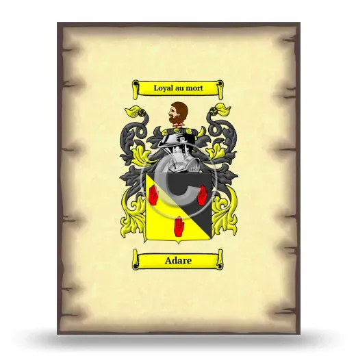 Adare Coat of Arms Print