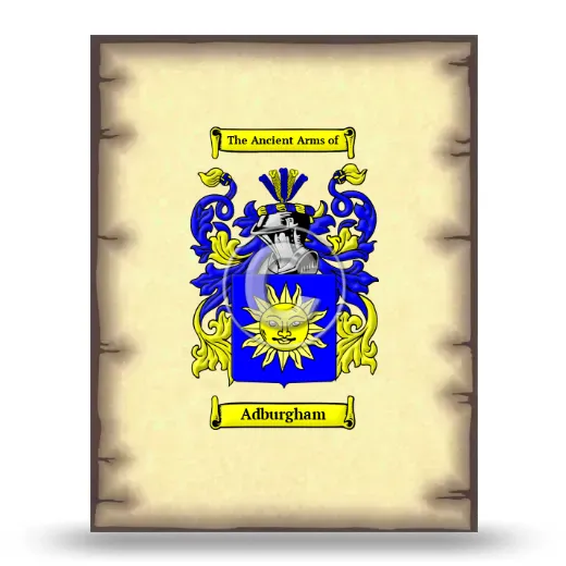 Adburgham Coat of Arms Print