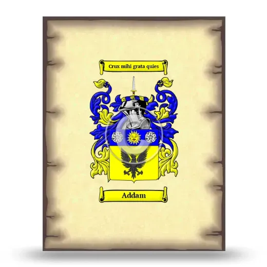 Addam Coat of Arms Print