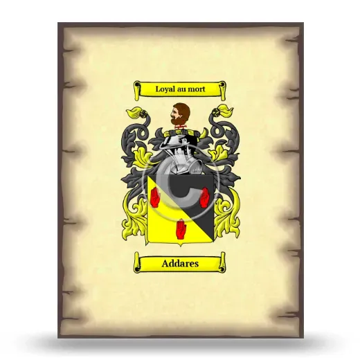 Addares Coat of Arms Print