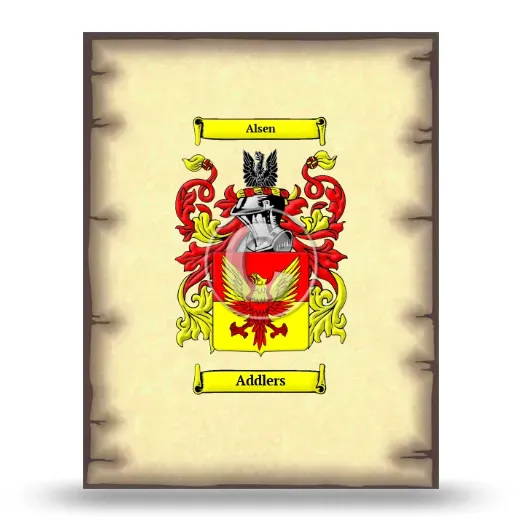 Addlers Coat of Arms Print