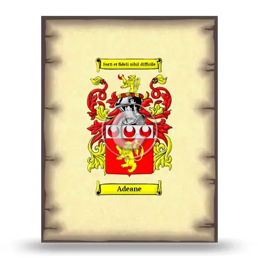 Adeane Coat of Arms Print