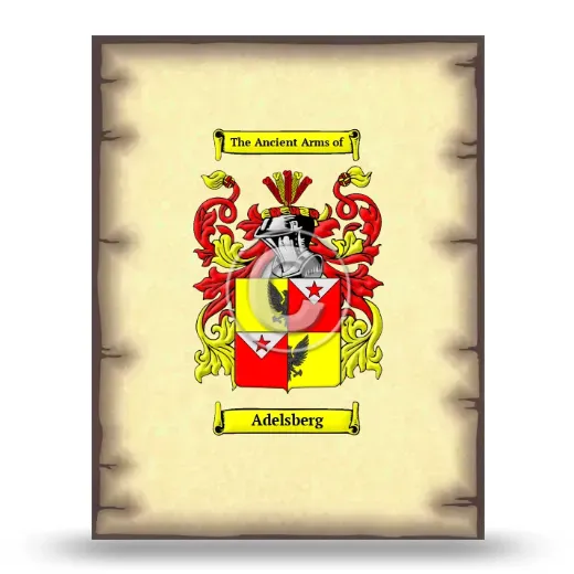 Adelsberg Coat of Arms Print