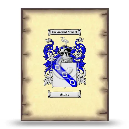 Adlay Coat of Arms Print