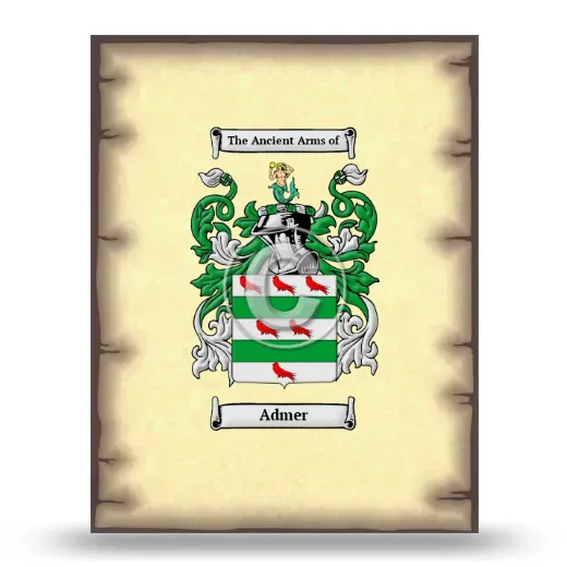Admer Coat of Arms Print