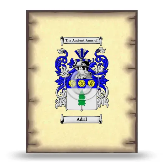 Adril Coat of Arms Print