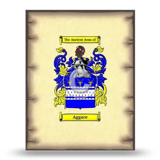 Aggace Coat of Arms Print