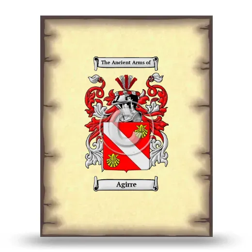 Agirre Coat of Arms Print