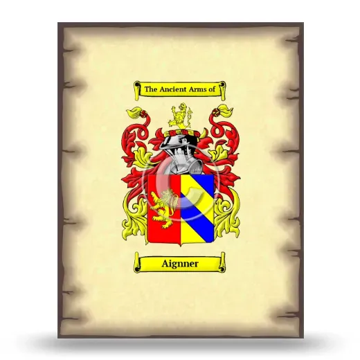 Aignner Coat of Arms Print