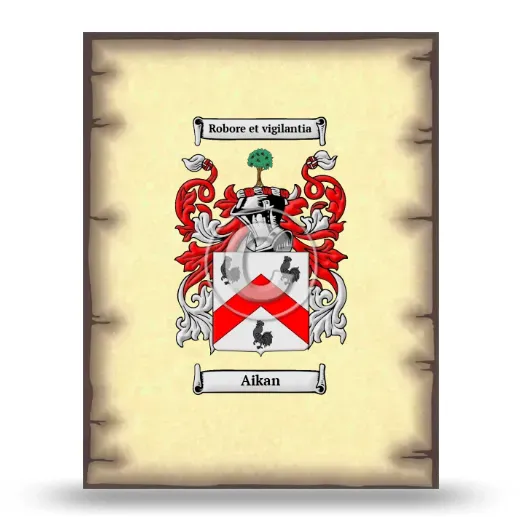 Aikan Coat of Arms Print
