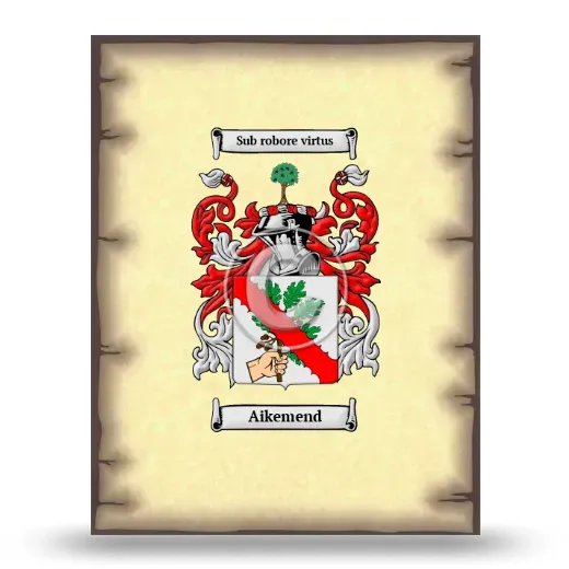 Aikemend Coat of Arms Print
