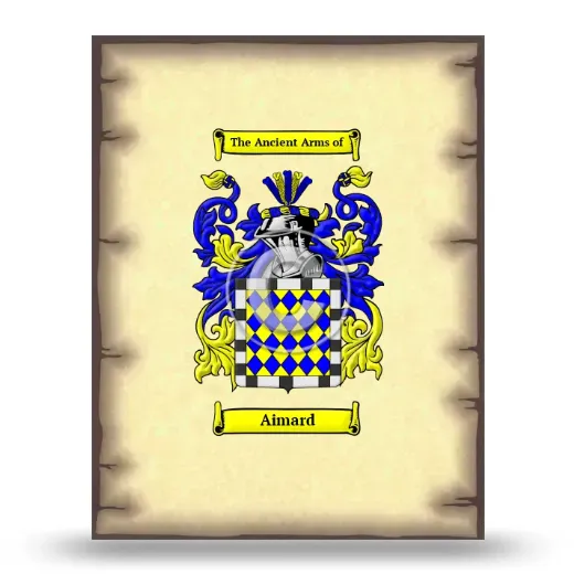 Aimard Coat of Arms Print