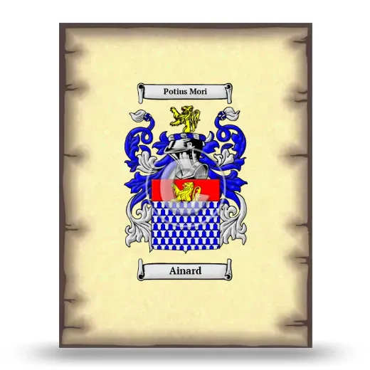 Ainard Coat of Arms Print
