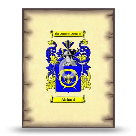 Airhard Coat of Arms Print