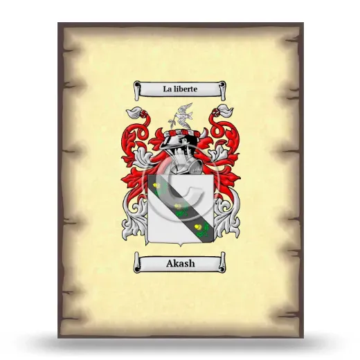 Akash Coat of Arms Print