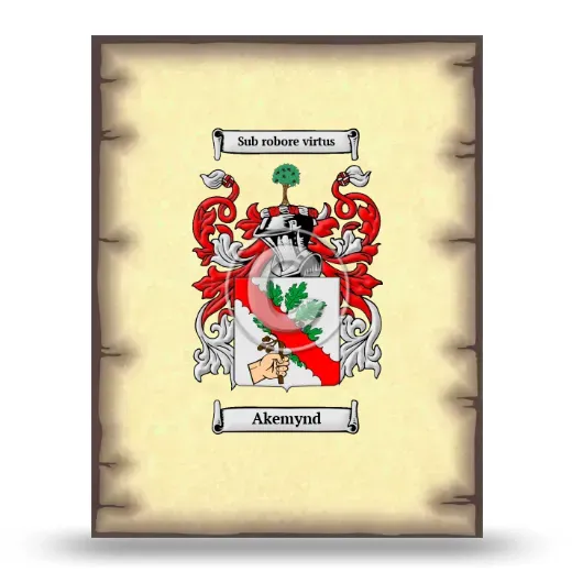 Akemynd Coat of Arms Print