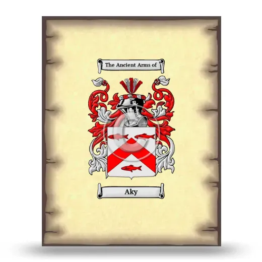 Aky Coat of Arms Print