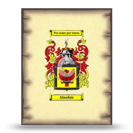 Alasdair Coat of Arms Print