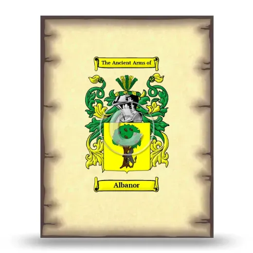 Albanor Coat of Arms Print