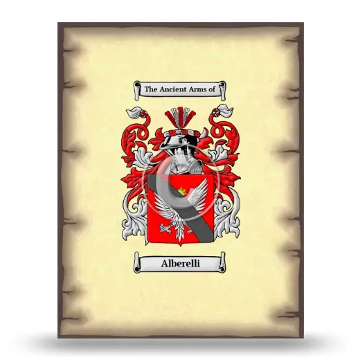 Alberelli Coat of Arms Print