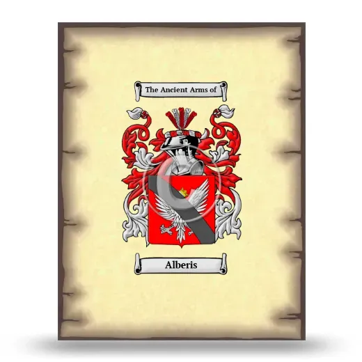 Alberis Coat of Arms Print