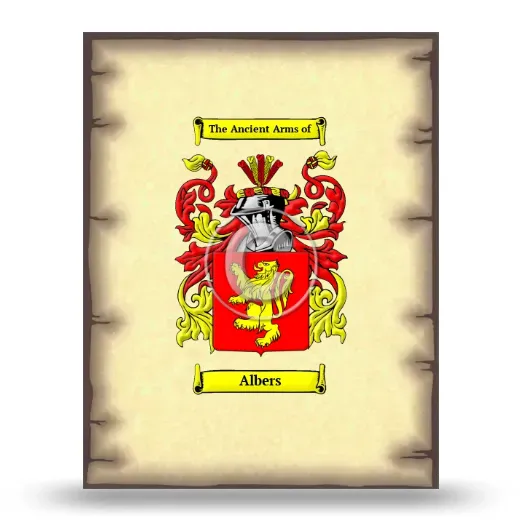 Albers Coat of Arms Print