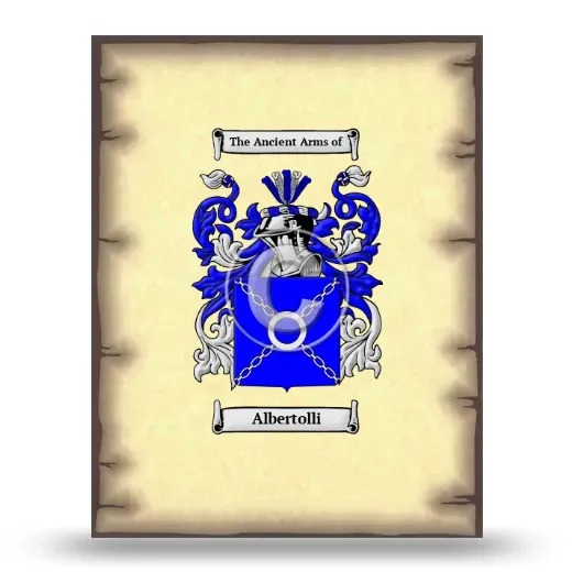Albertolli Coat of Arms Print