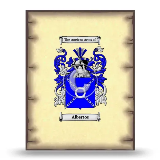 Albertos Coat of Arms Print