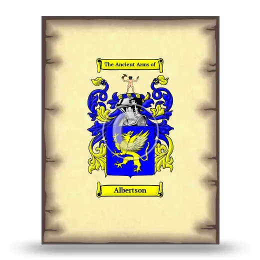 Albertson Coat of Arms Print