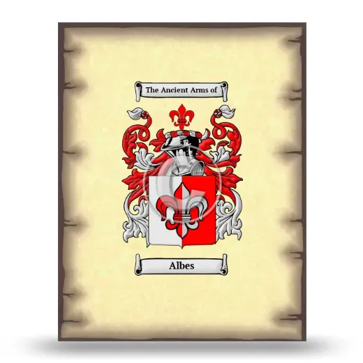 Albes Coat of Arms Print