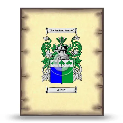 Albini Coat of Arms Print