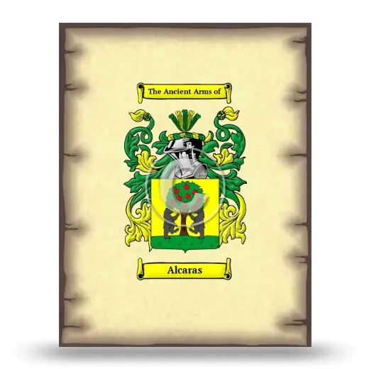 Alcaras Coat of Arms Print